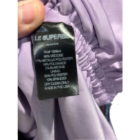 NWT REVOLVE Le Superbe Baccara Tank Dress Metallic Surf Stripe MSRP $295 S PRIDE - Picture 7 of 7